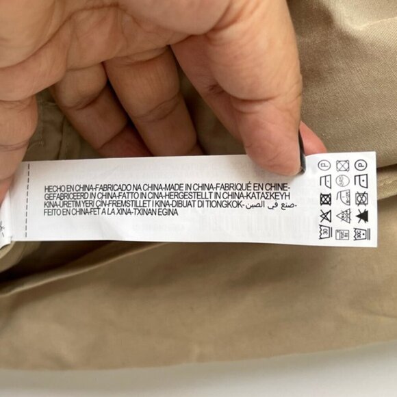 🩷 Zara - Women's Oversized Pocket Trench Coat - Beige. Size: M. NWT (1690) - Picture 9 of 16